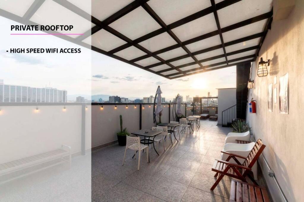 602 Private Terrace Ac Rooftop Cidade do México
